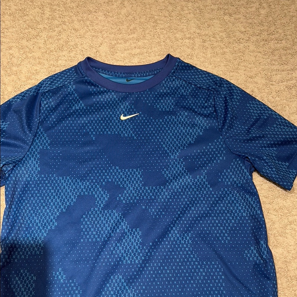 Nike Blue Short Sleeve Performance Tee